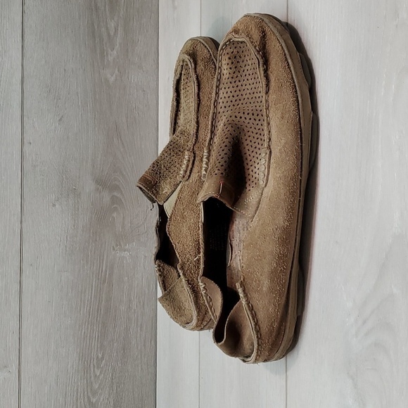 Olukai Mens Moloa Kohana Loafer Suede Slip On shoes sz 12 - Picture 3 of 11